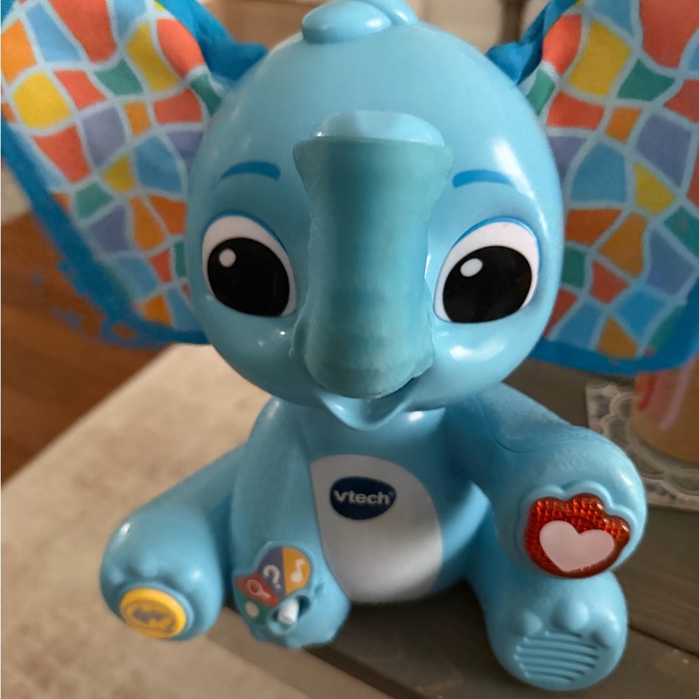 VTech Blue Interactive Elephant Learning Toy